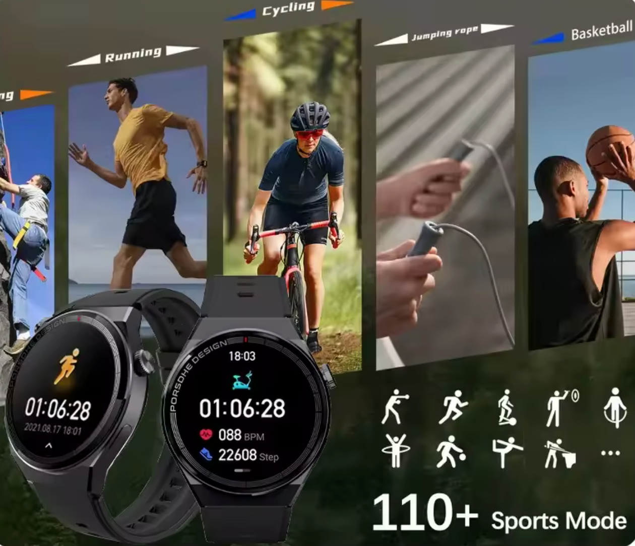 W&O X5 Pro SportConnect Smart Watch