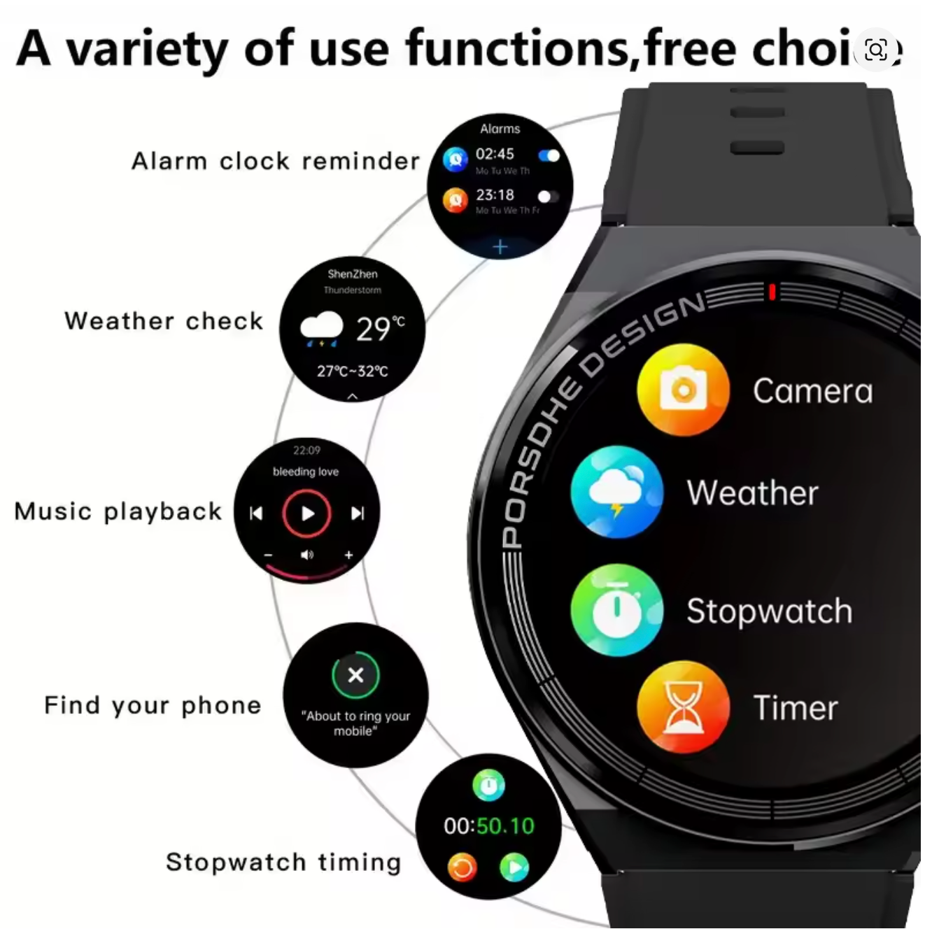 W&O X5 Pro SportConnect Smart Watch