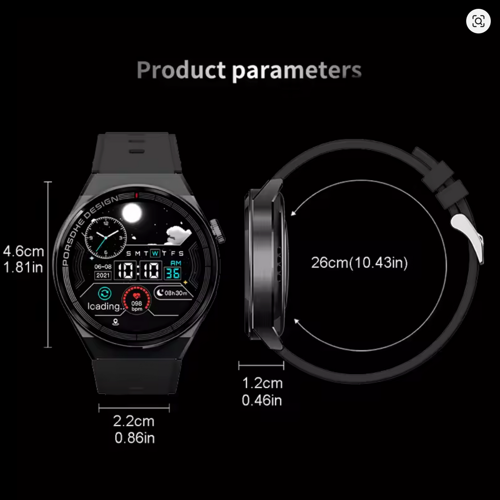 W&O X5 Pro SportConnect Smart Watch