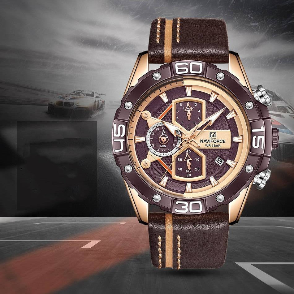 SkeletonPro Men’s Three-Eye Watch