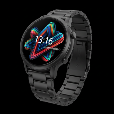 Smartwatch with black background